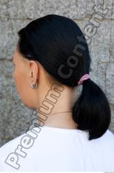 Hair Woman White Slim